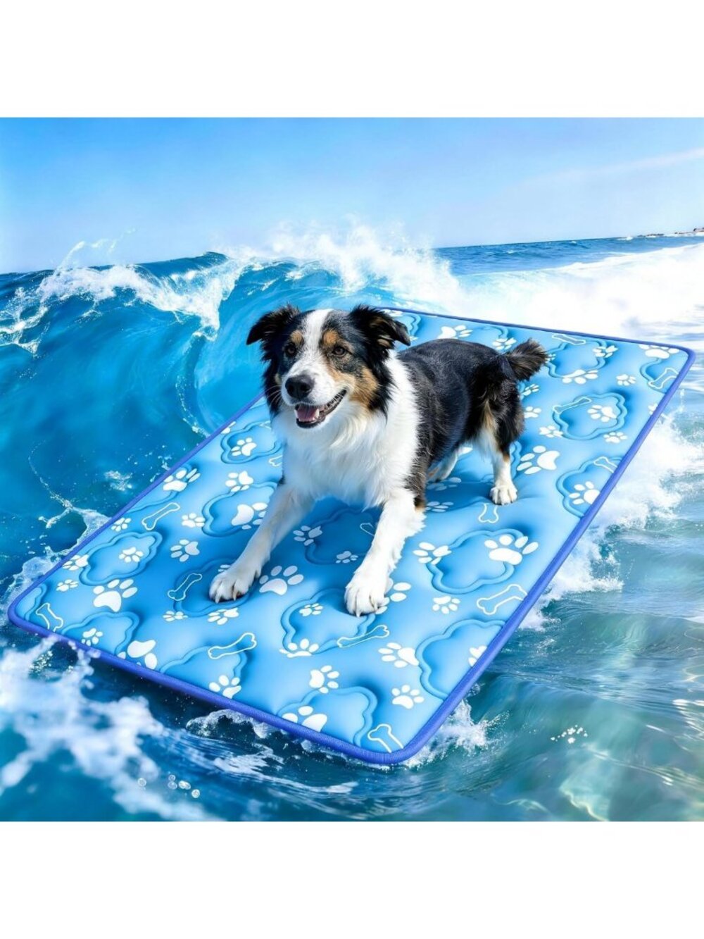 Extra Large Dog Cooling Mat - Portable, Machine Washable Pet Bed for